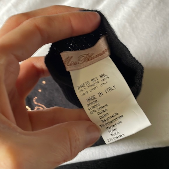 Miss Blumarine 💯 authentic socks 100% Cotton, size 6 - Picture 3 of 5